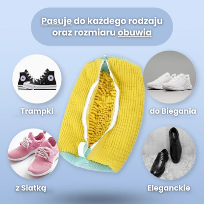 Bezpieczne pranie obuwia Clins™