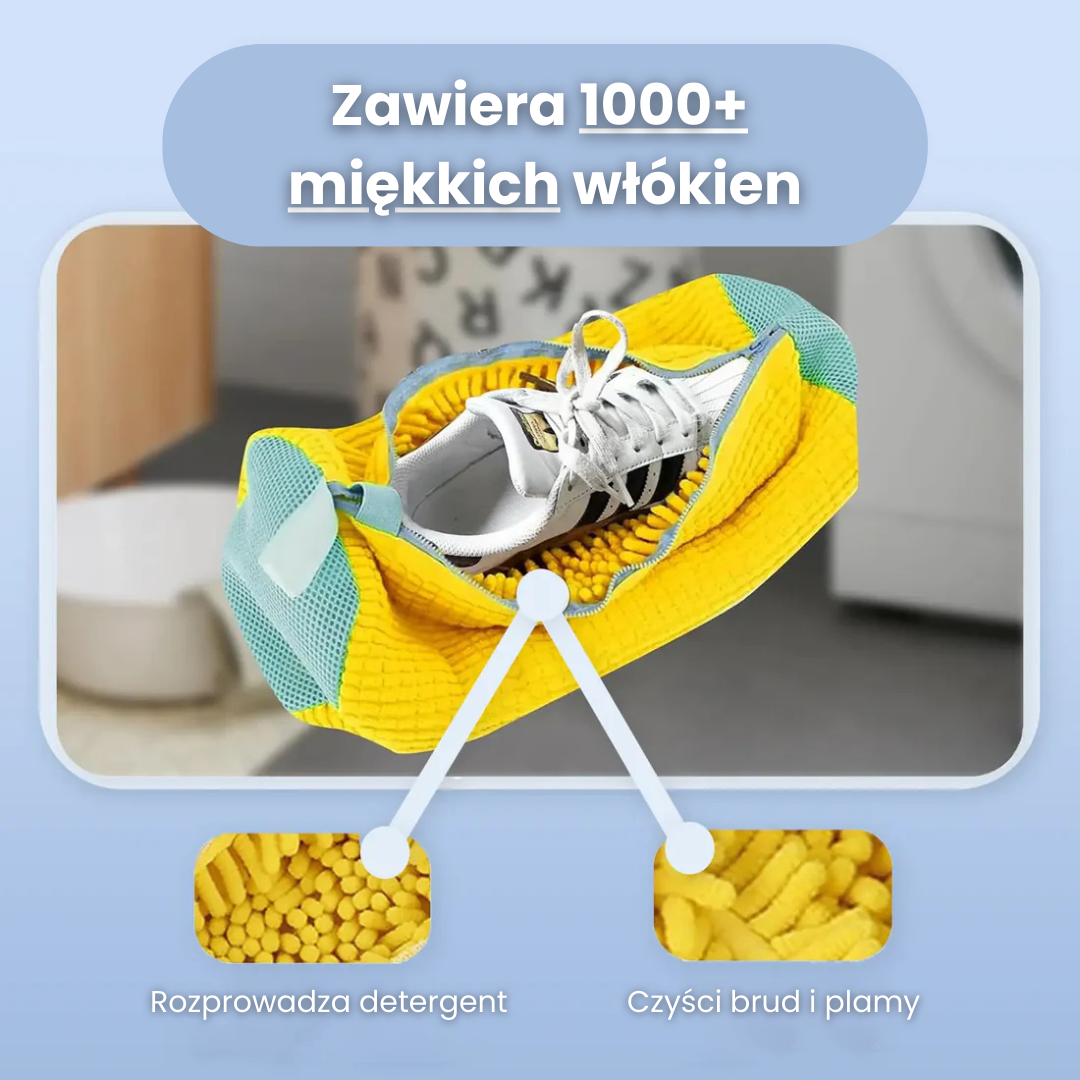 Bezpieczne pranie obuwia Clins™